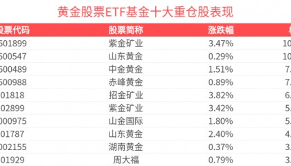 黄金新高!黄金行情放大器--黄金股票ETF基金(159322)投资机会受关注