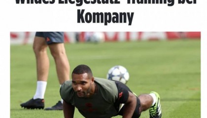 图片报：拜仁战切尔西前最后一练进行抢圈练习，输队须进行俯卧撑