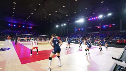 中国女排3比1胜哥伦比亚队,提前一轮晋级世锦赛十六强